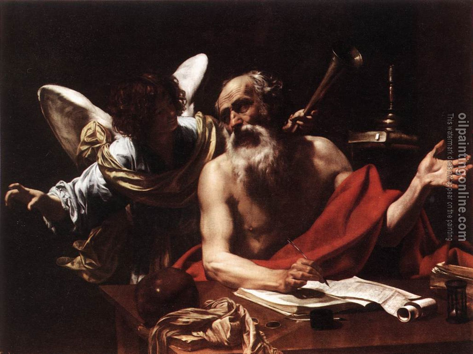 Vouet, Simon - St Jerome and the Angel